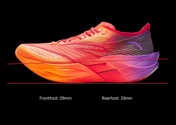 ANTA C202 6 Pro Running Shoes for Professional Marathon Runners - 4MM Heel Difference