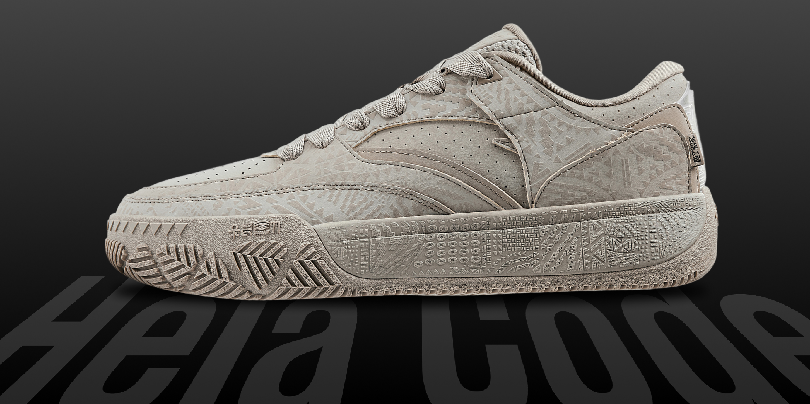 ANTA Hélà Code lifestyle sneaker by Kyrie Irving design details