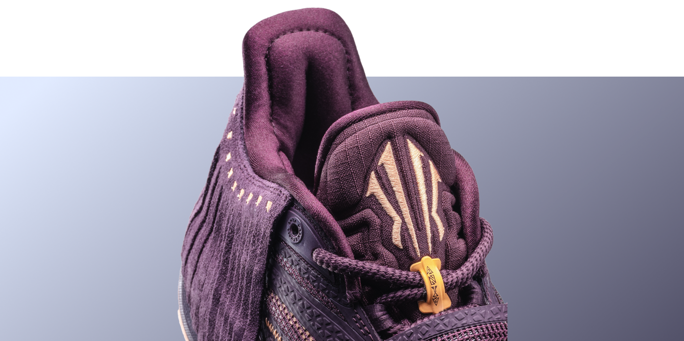 A crown chakra motif on the tongue ties the design together.