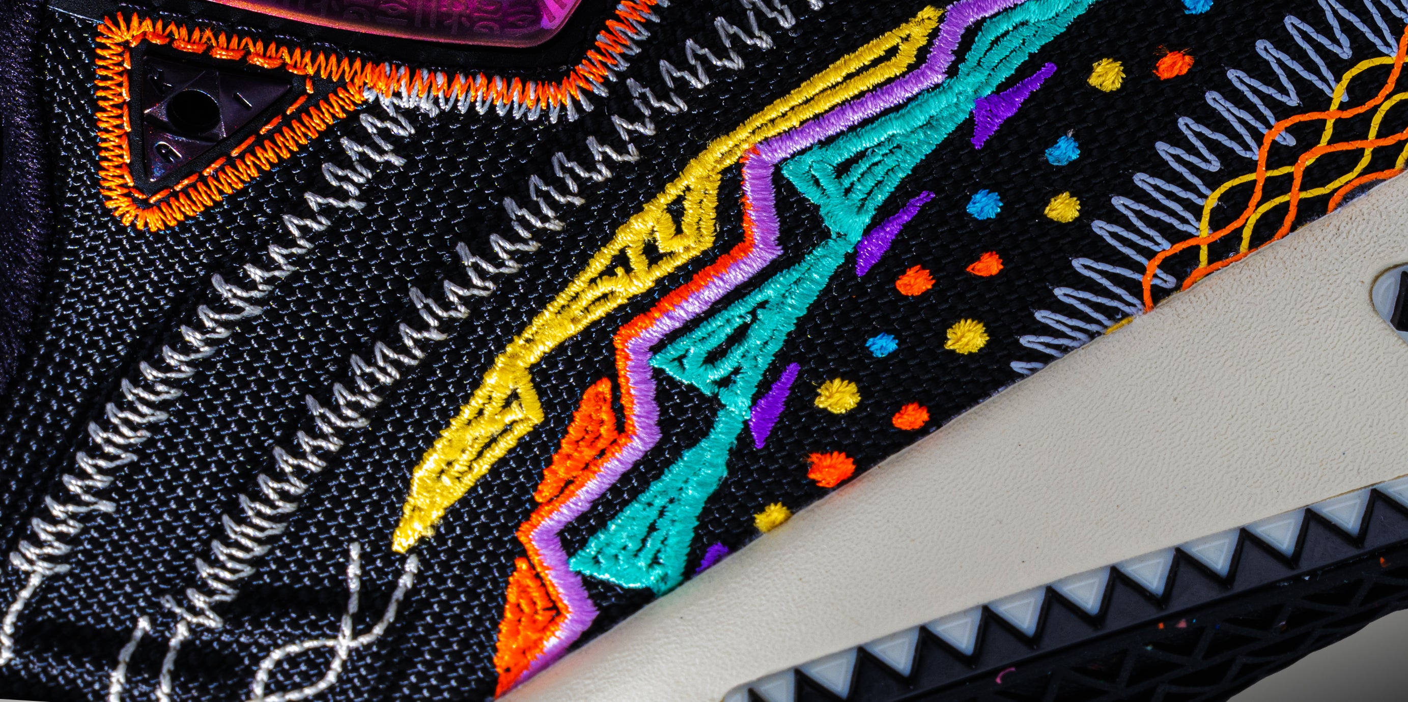 ANTA KAI 2 "Solar Return" basketball shoes by Kyrie Irving design details