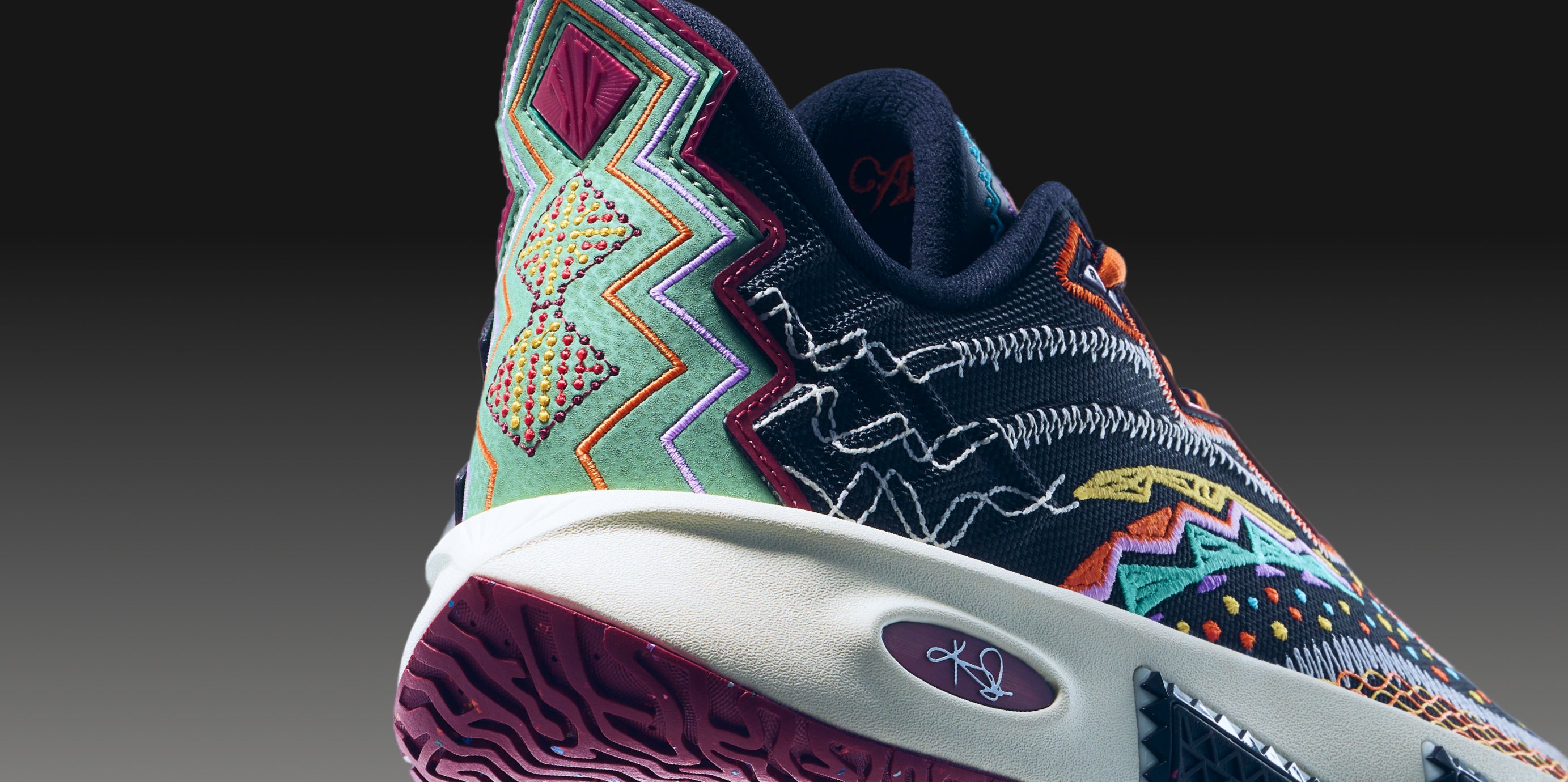 ANTA KAI 2 "Solar Return" basketball shoes by Kyrie Irving design details