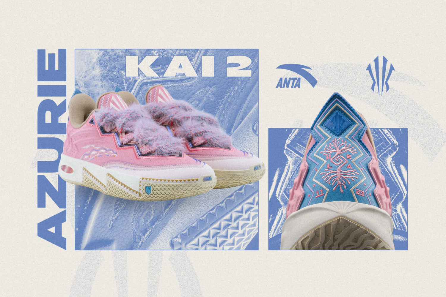 ANTA KAI 2 "Azurie" basketball shoes by Kyrie Irving