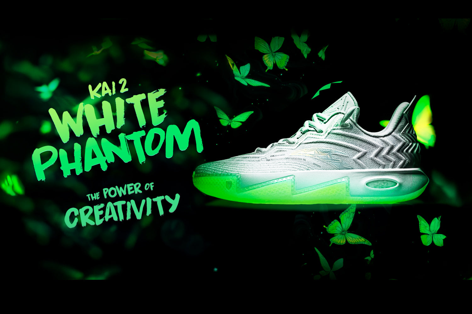 ANTA KAI 2 "White Phantom" Basketball Shoes by Kyrie Irving