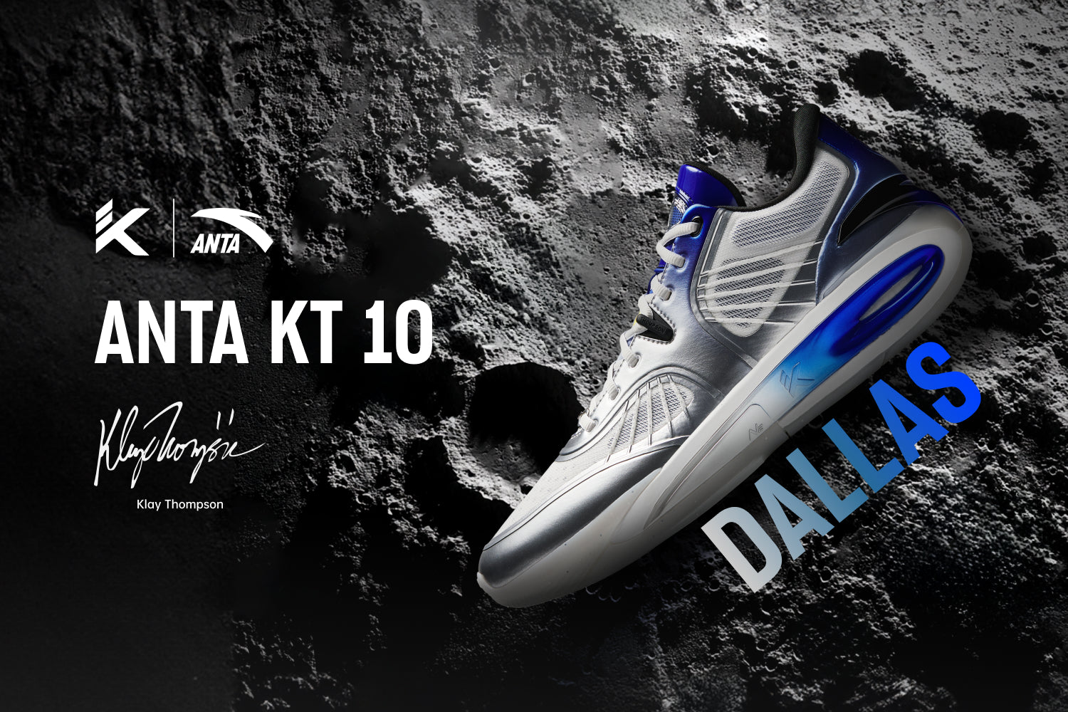 ANTA KT 10 "Dallas" basketball shoes by Klay Thompson