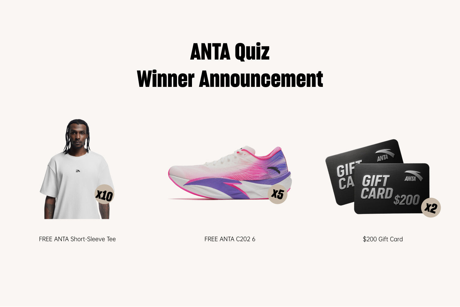 ANTA Quiz Winners Announcement