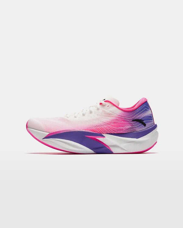 ANTA C202 6 Running Shoes built for marathon runners. - White/Pink/Purple