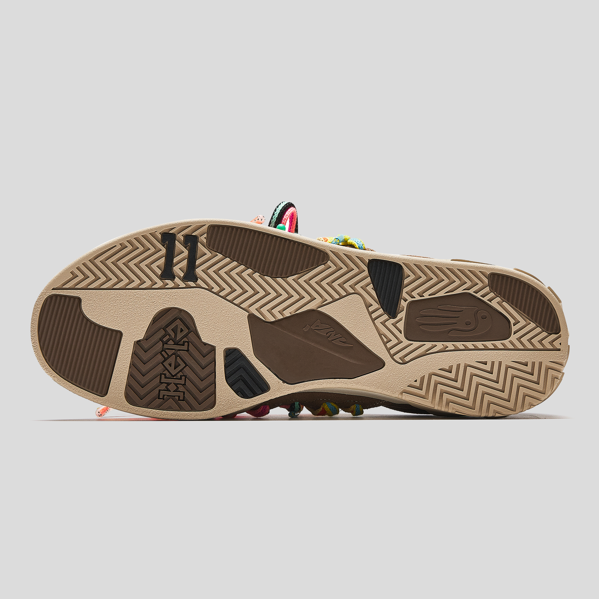 ANTA Hélà Style "Roots" Brown Lifestyle Sneaker by Kyrie Irving