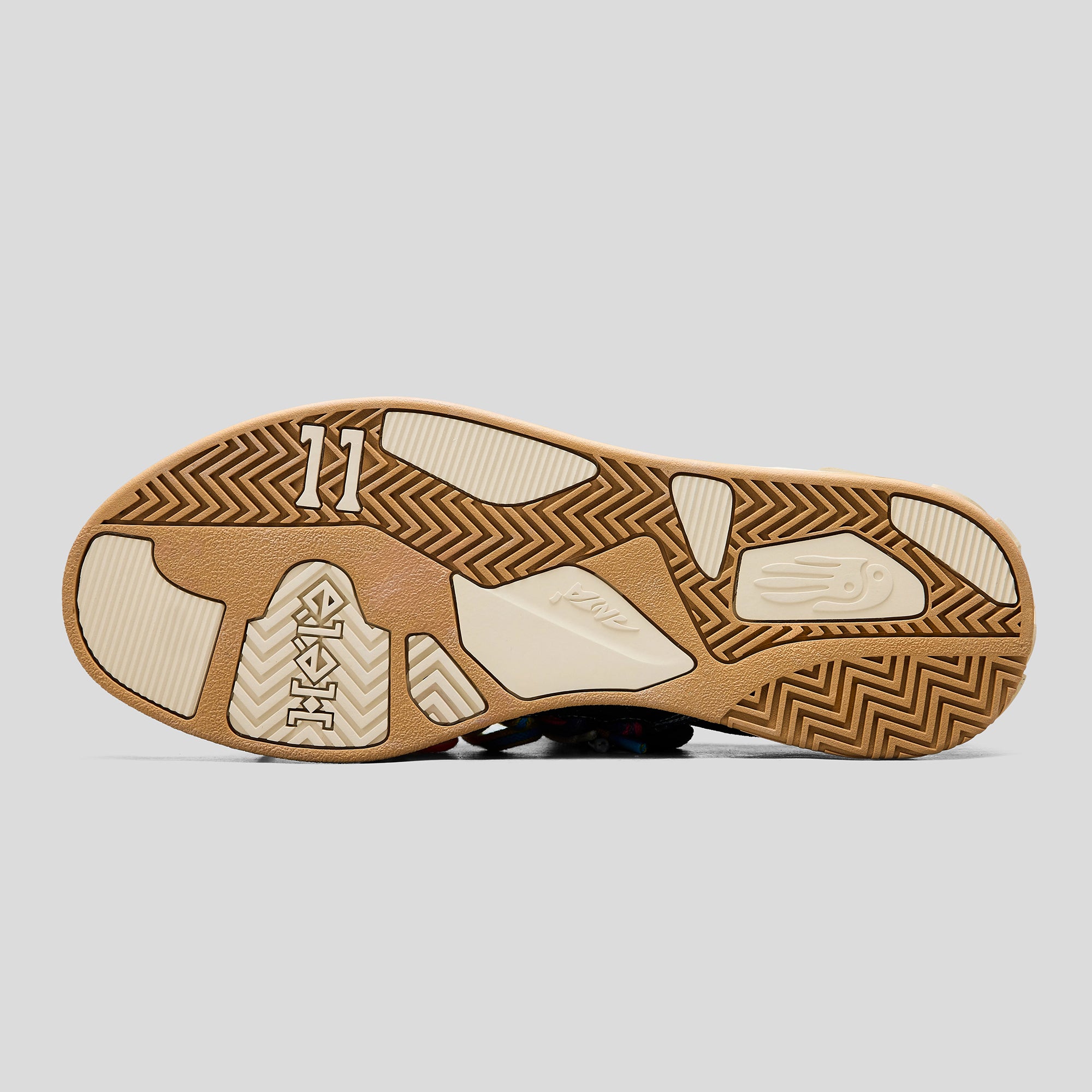 ANTA Hélà Style "Roots" Ombre Black Lifestyle Sneaker by Kyrie Irving