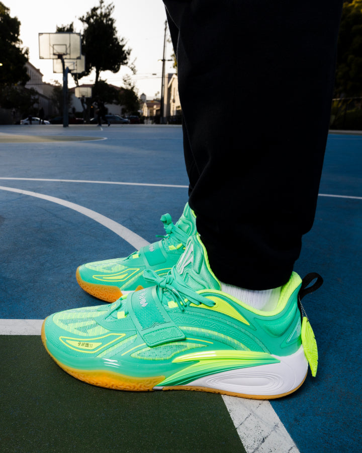 ANTA KAI 1 Green Grails Basketball Shoes by Kyire Irving