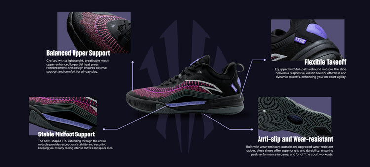 ANTA KAI 1 TEAM Basketball Shoes by Kyrie Irving - ANTA Technology