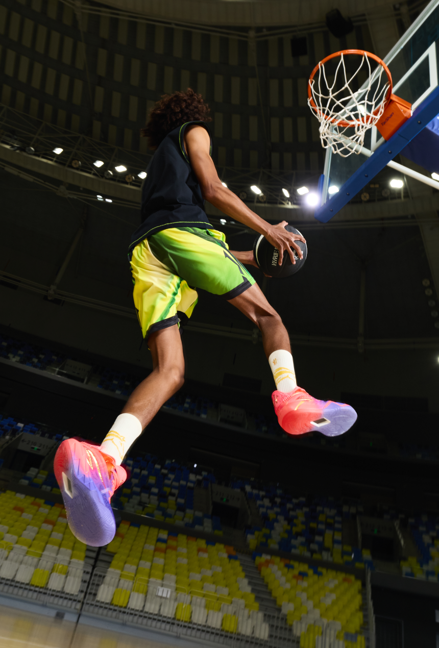 ANTA KAI 3 "432HZ" Basketball Shoes by Kyrie Irving On-foot