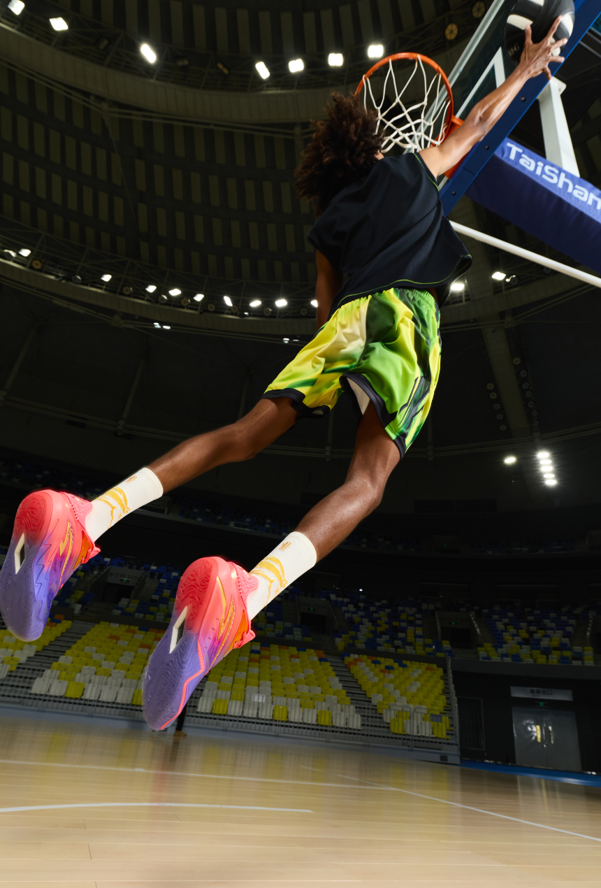 ANTA KAI 3 "432HZ" Basketball Shoes by Kyrie Irving On-foot