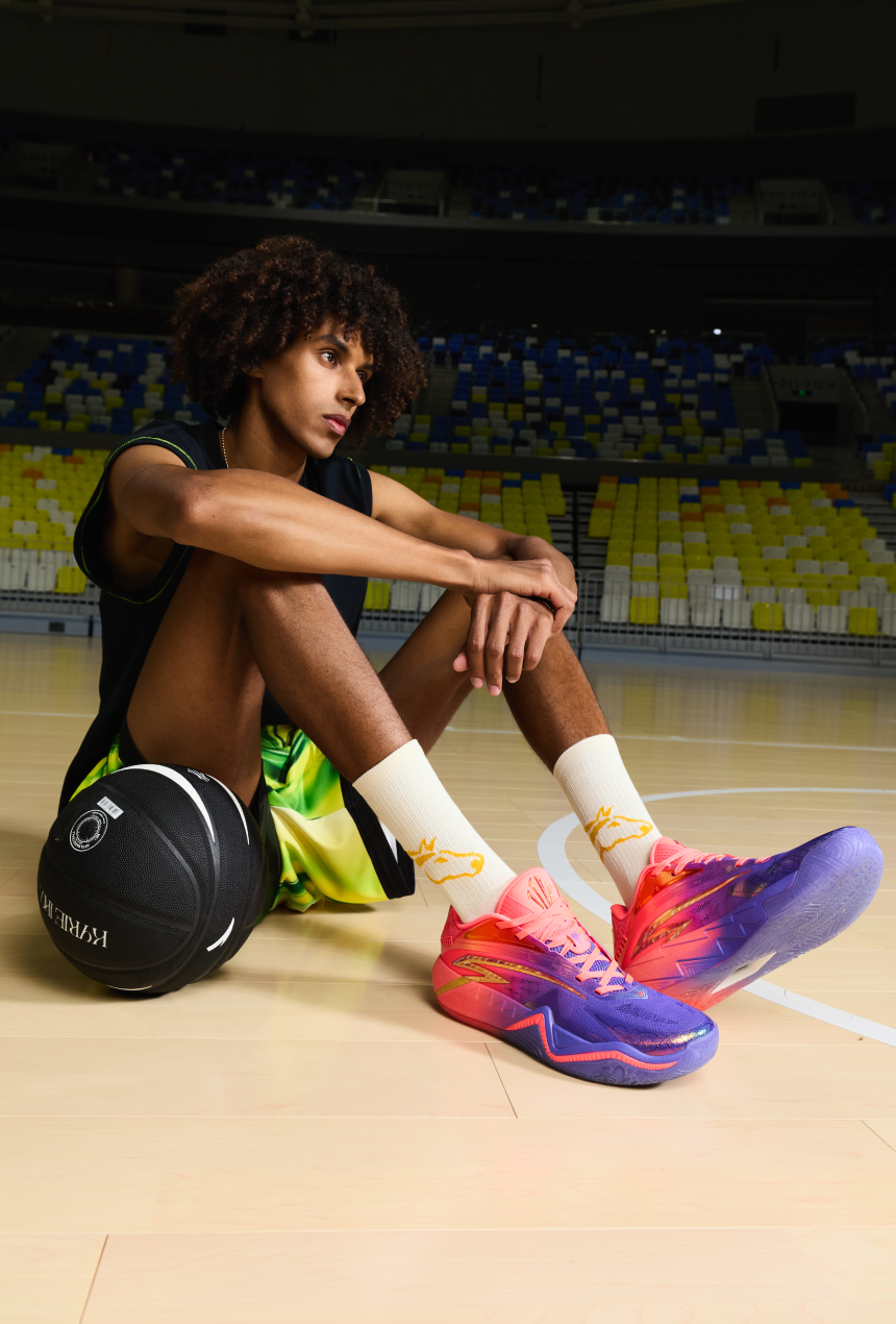 ANTA KAI 3 "432HZ" Basketball Shoes by Kyrie Irving On-foot