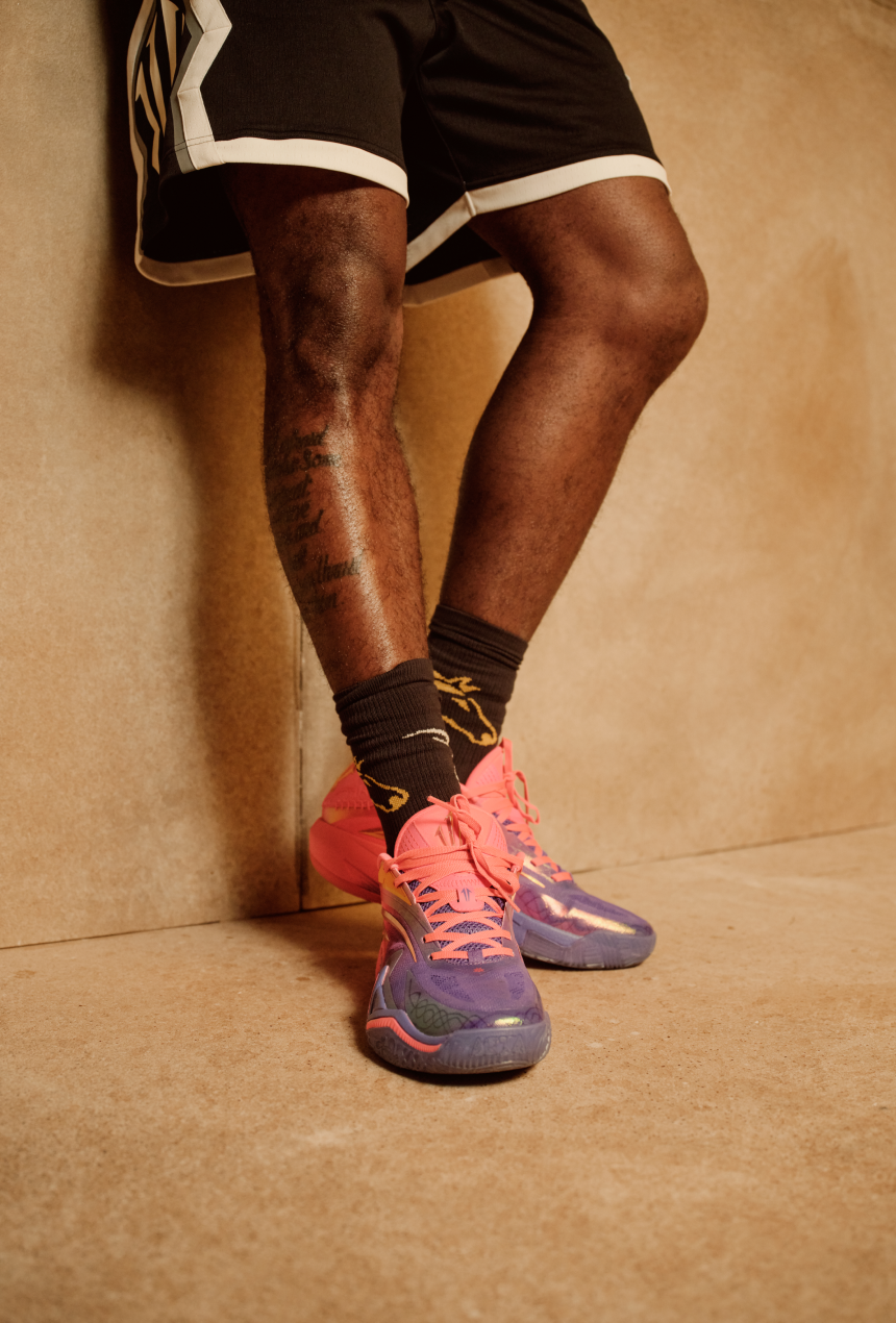 ANTA KAI 3 "432HZ" Basketball Shoes by Kyrie Irving On-foot