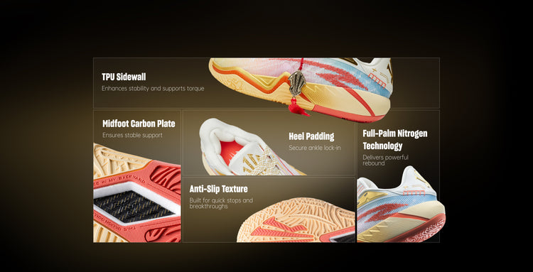 ANTA KAI 3 "CNY" Basketball Shoes by Kyrie Irving Technology Specs