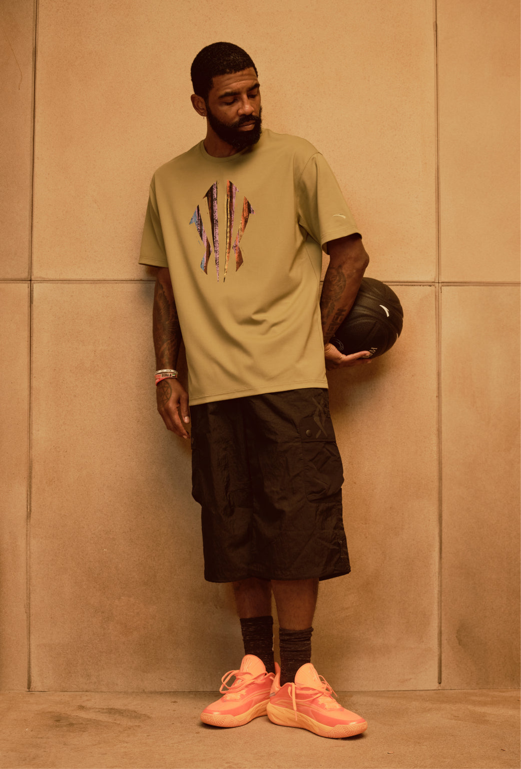 ANTA KAI 3 "Calcite" Basketball Shoes by Kyrie Irving On-foot Look
