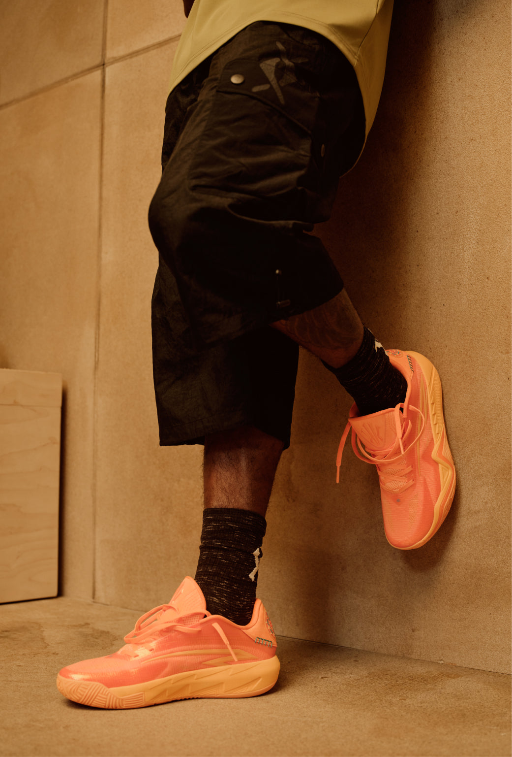ANTA KAI 3 "Calcite" Basketball Shoes by Kyrie Irving On-foot Look