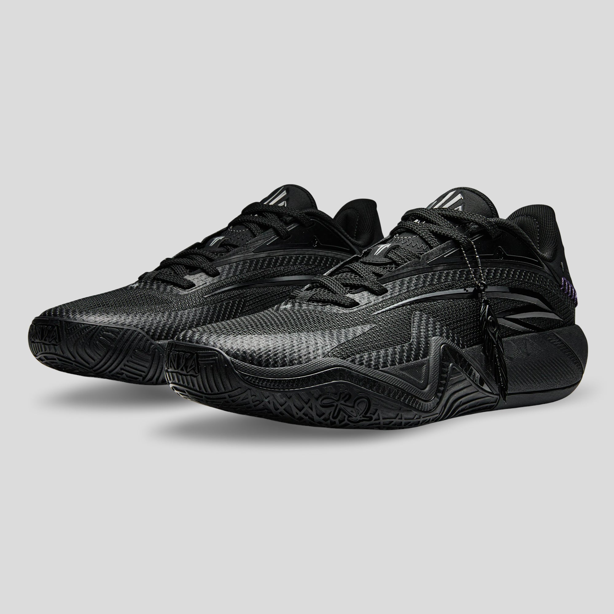 ANTA KAI 3 "Triple Black" Basketball Shoes by Kyrie Irving